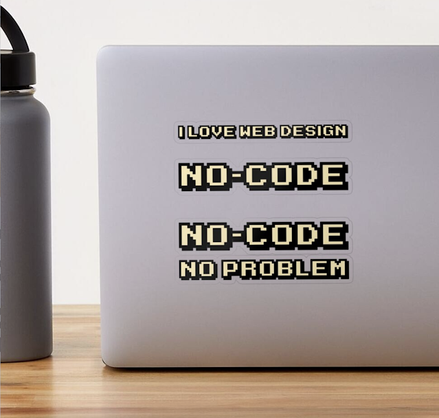 I love web design - No Code No Problem sticker pack
