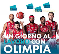 Concorso "Un giorno al lavoro con Olimpia - 2022" : vinci gratis biglietti partita di Basket ed esperienze