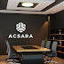 3D Office Meeting Room Logo Mockup PSD