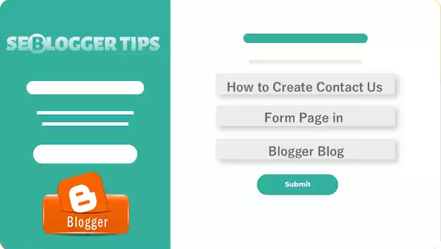 How to Create Contact Us Form Page in Blogger Blog