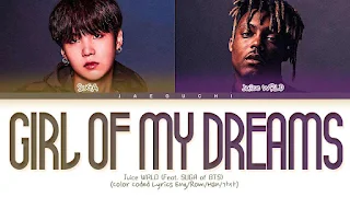 BTS & JUICE WRLD - Girl Of My Dreams Lyrics In English