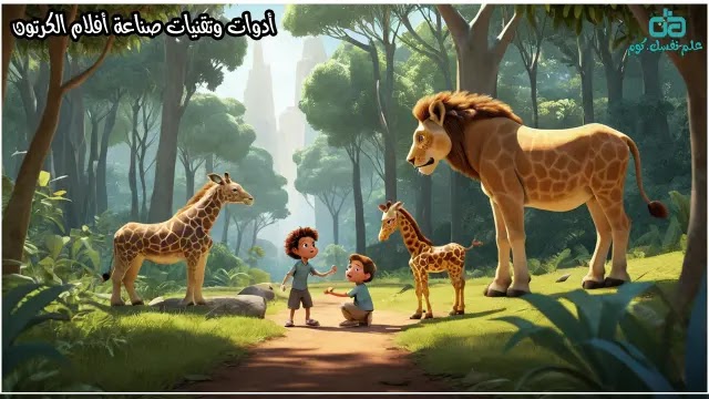 أدوات وتقنيات صناعة أفلام الكرتون