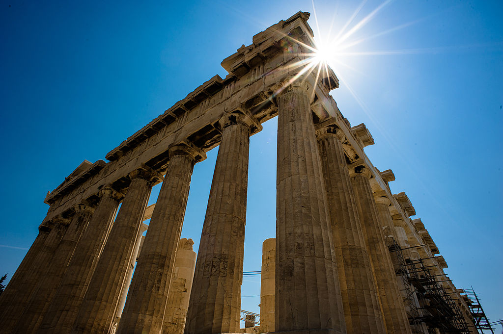 Sun over the Parthenon