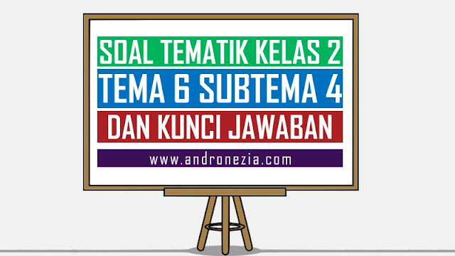 Soal Tematik Kelas 2 Tema 6 Subtema 4 Semester 2