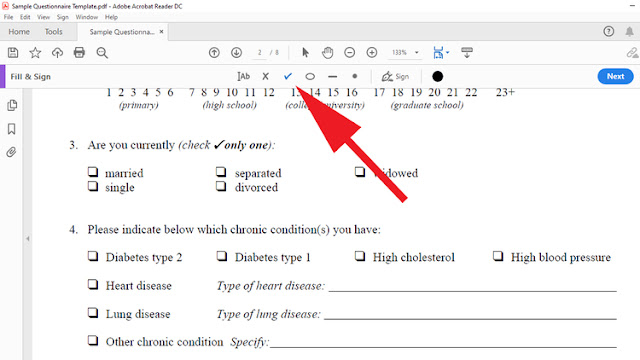 How To Add A Tick Symbol In A PDF