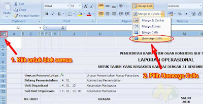 Cara Menghapus Baris dan Kolom Yang Kosong Secara Otomatis dan Cepat di Ms Excel.