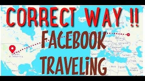how do i show travel map on facebook
