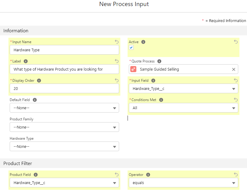 Salesforce CPQ Tutorial 19 - Creation of Process Input Record -2