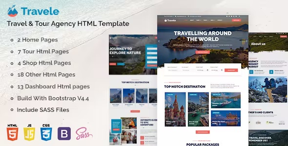 Best Travel & Tour Agency HTML Template