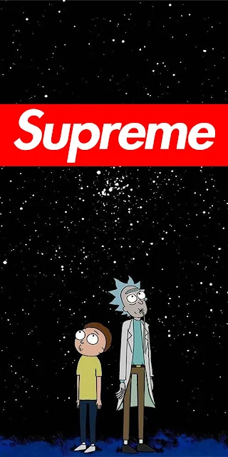 Supreme Papel de Parede Celular Rick And Morty