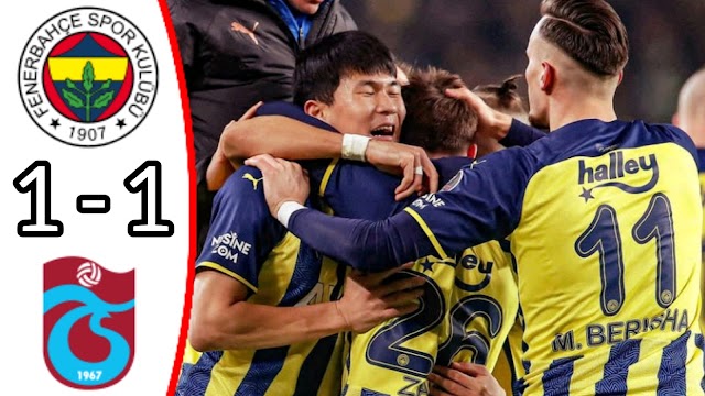 Fenerbahçe vs Trabzonspor 1-1 / All Goals and Extended Highlights / Super Lig 