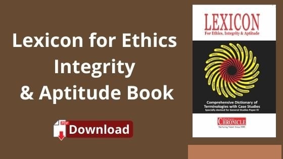 Lexicon for ethics integrity and aptitude PDF Download