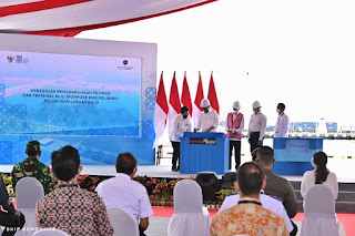 Presiden Resmikan Terminal Multipurpose Wae Kelambu Pelabuhan Labuan Bajo