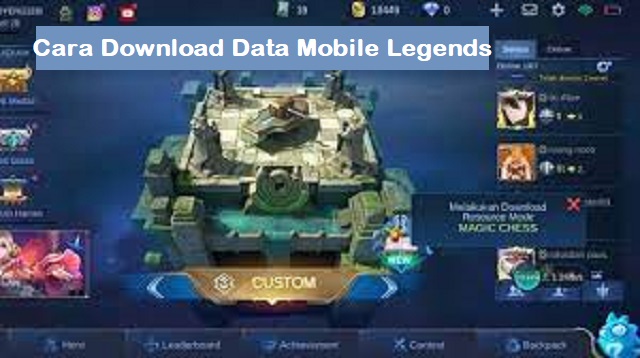 Cara Download Data Mobile Legends