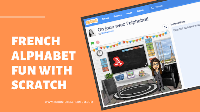 French Alphabet Fun with Scratch and Bitmoji