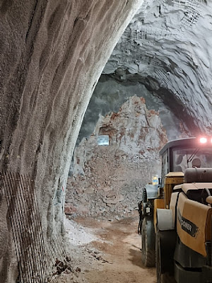 Construction of new tunnel (Credit: Ben Amram Company)