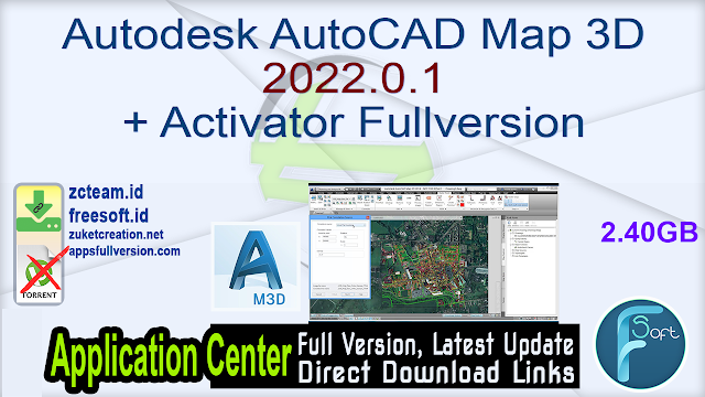 Autodesk AutoCAD Map 3D 2022.0.1 + Activator Fullversion