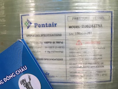 Pentair 21*62 bồn composite lọc nước sạch