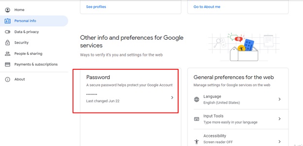 How to Change a Password on Gmail