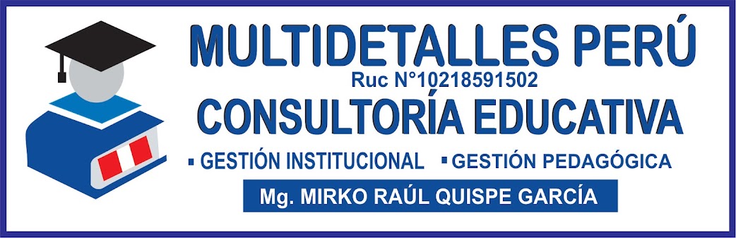 CONSULTORÍA EDUCATIVA MULTIDETALLES PERÚ