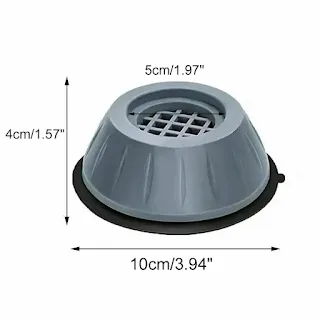 Furniture Appliances Foot Pad Washing Machine Foot Pads for Anti-vibration and Anti-Walk, Hown - store