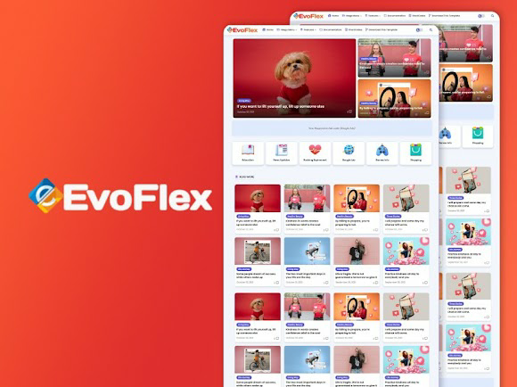 EvoFlex - Creative & Advance Blogger Template