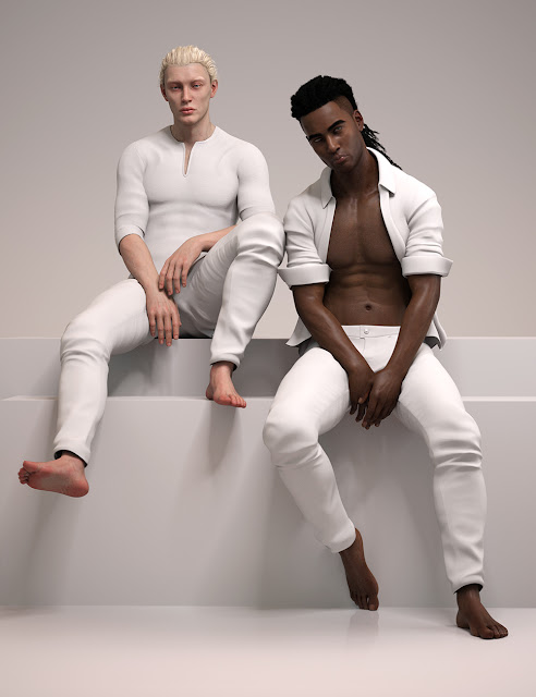 Lookbook for Two Poses and Expressions Bundle