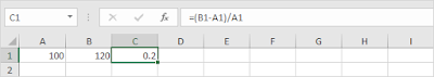 how do you calculate percentage increase or decrease in excel