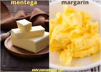 beda mentega dan margarin