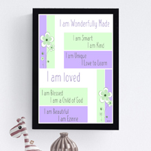 shop affirmation wall frames for your kids room décor in Port Harcourt, Nigeria