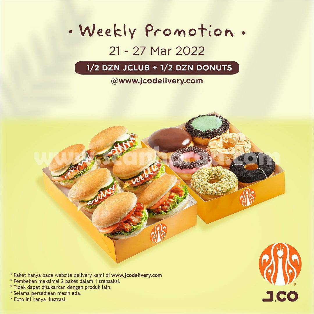 Promo JCO Weekly Promotion Terbaru 21 - 27 Maret 2022