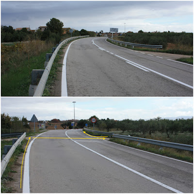 LLORENÇ DEL PENEDÈS-COLL DE LA SITJA-ROTONDA DE L'HOSTAL, carretera TV-2122 a l'Hostal