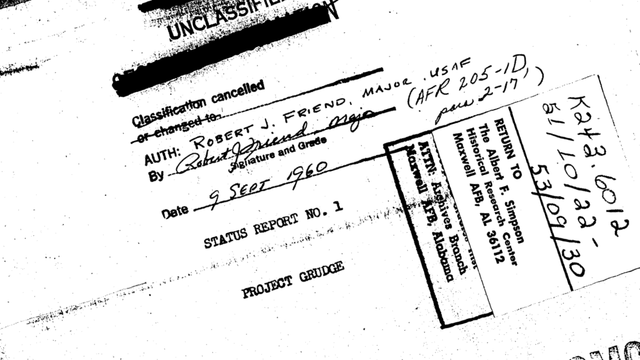 What is project blue book ufoslice