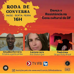 Luciana Lara na Roda de Conversa  Dança e Resistência na Cena  Cultural do DF