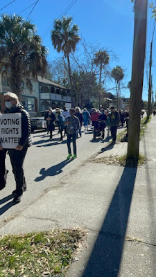 The West Augustine Nature Society at The MLK Day Silent March