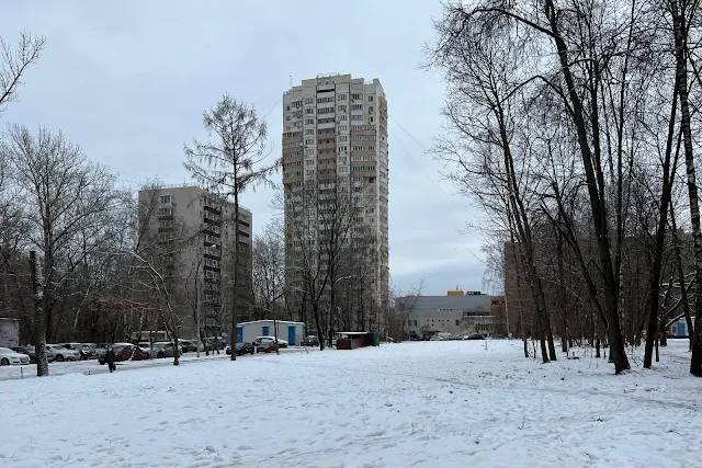 Фестивальная улица, дворы, жилой дом 1965 года постройки, жилой дом 2004 года постройки