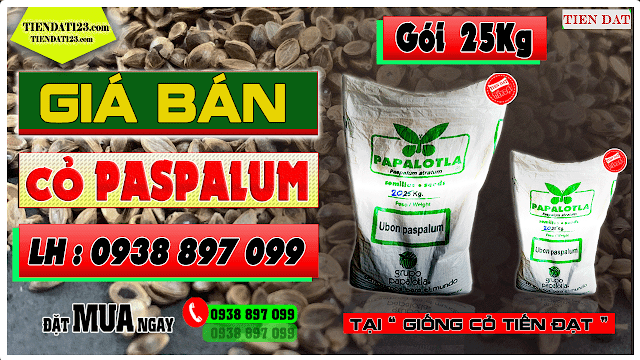 giá cỏ paspalum - Loại cỏ ngập nước gói trọng lượng 25kg