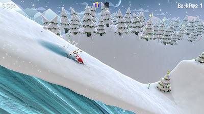 Santa's Slippery Slope game screenshot