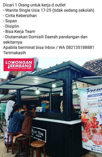 Lowongan Kerja Barista Kedai Me Chan Pandangan Rembang