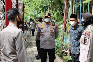 Kapolres Gowa Pantau Pelaksanaan Giat Vaksinasi Di Kampung Rewako