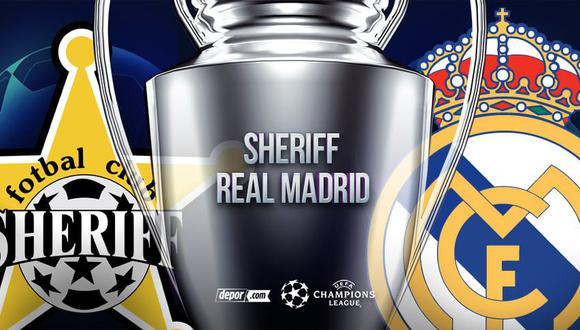 Real Madrid vs. Sheriff EN VIVO: online del partido por Champions