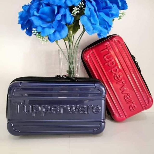 Tupperware Pocket Luggage (Blue/Red)