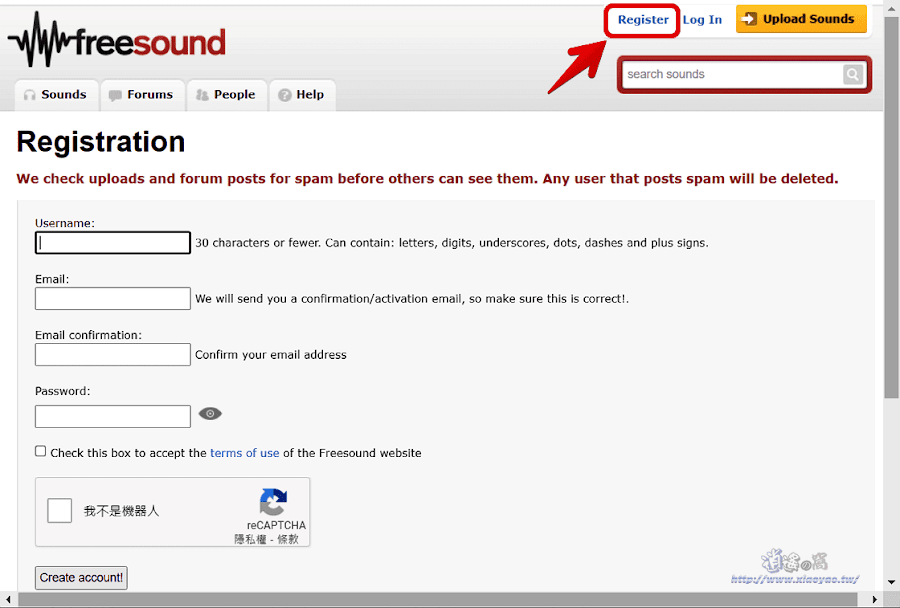 Freesound 免費音效素材網站，20 多萬個 CC0 音訊可商用