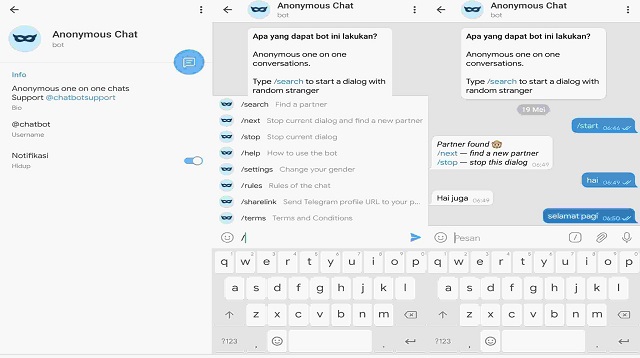  salah satu media sosial bernama Telegram banyak digunakan oleh para pengguna smartphone Chat Anonymous Telegram Terbaru