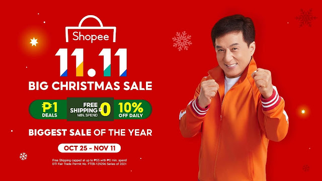 Jackie Chan - Shopee Launches 11.11 Big Christmas Sale