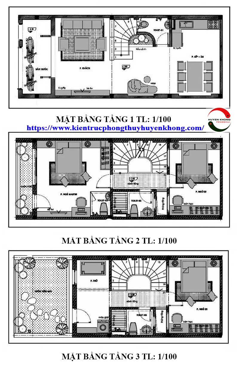 Thiết kế nhà ở chuẩn phong thuỷ tại TP Vinh - 08