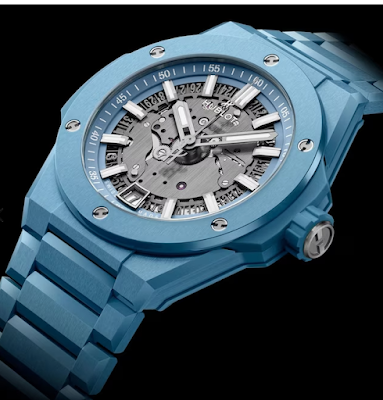 Review of HUBLOT Big Bang Integrated Time Only Sky Blue Ceramic 40mm Limited Edition