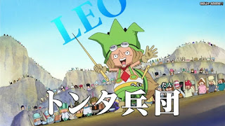 ワンピースアニメ ドレスローザ編 744話 トンタ兵団 レオ | ONE PIECE Episode 744