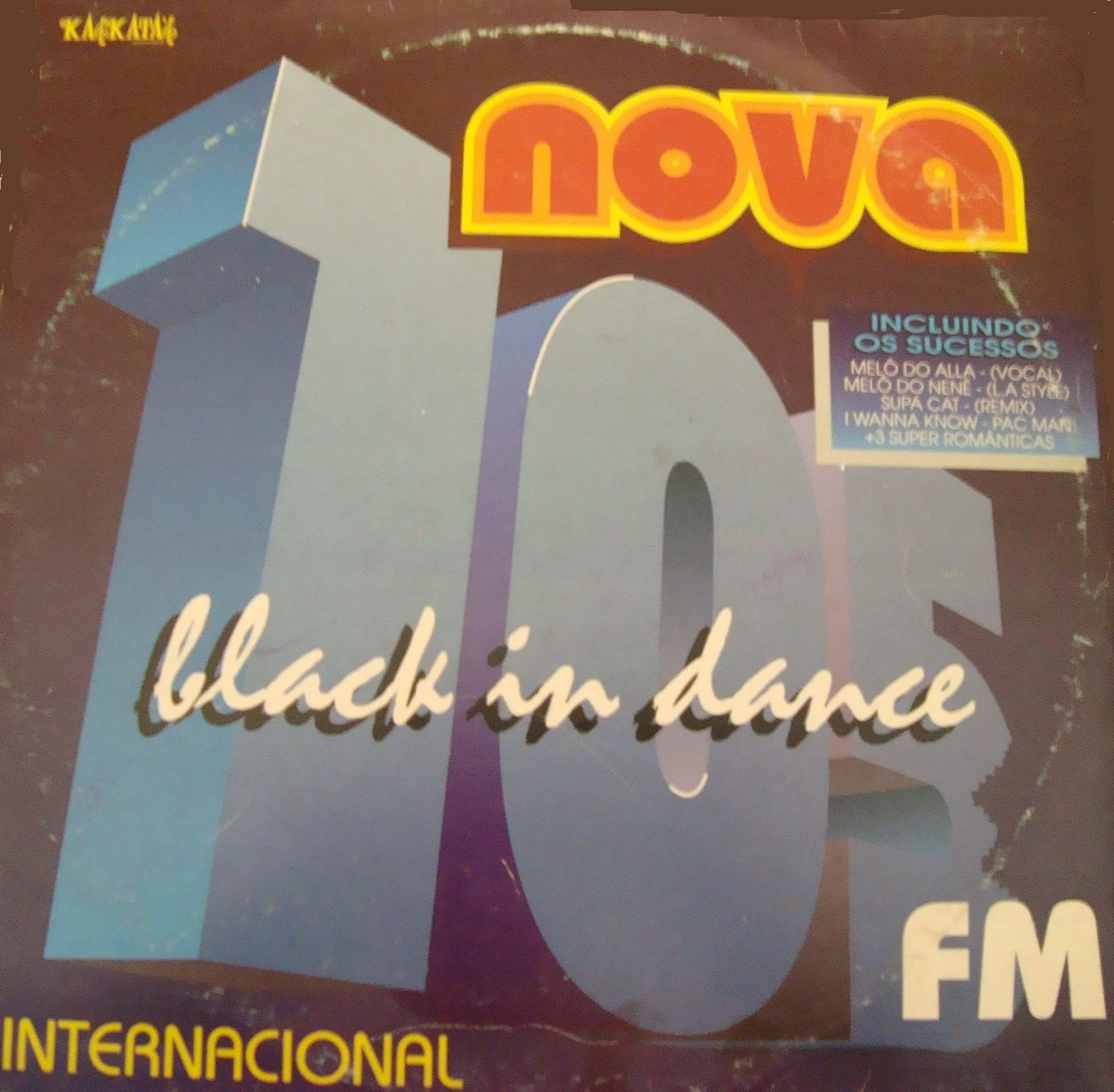 LP Nova 105 FM Black In Dance - Kaskatas Records