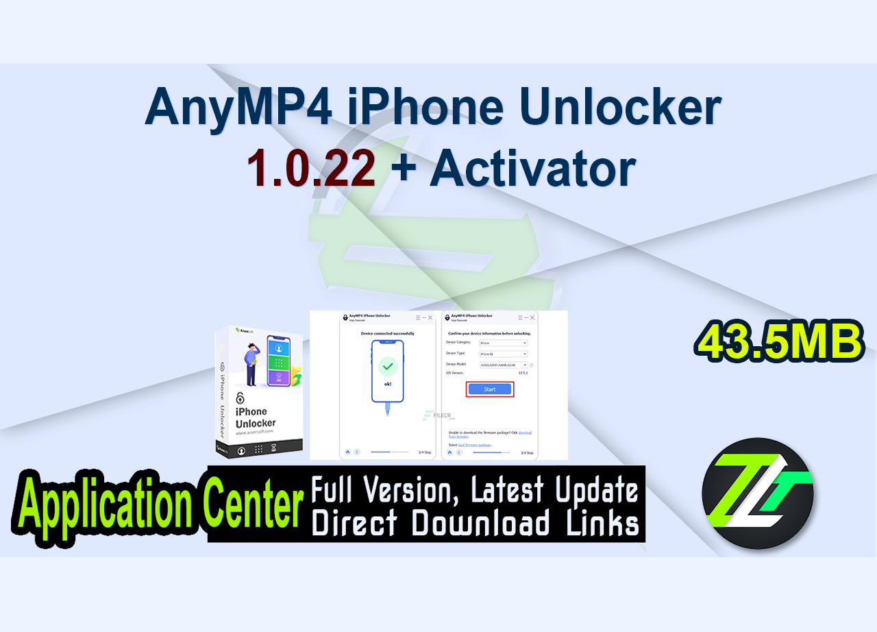 AnyMP4 iPhone Unlocker 1.0.22 + Activator